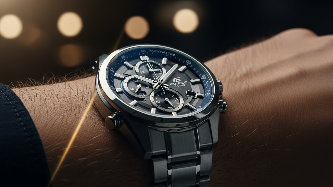 CASIO EDIFICE Erkek Saat  Bianco Watch Mükemmelliğin ve Hızın Buluşma Noktası